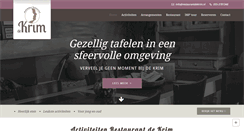 Desktop Screenshot of midgetgolfrestaurantdekrim.nl