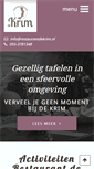 Mobile Screenshot of midgetgolfrestaurantdekrim.nl